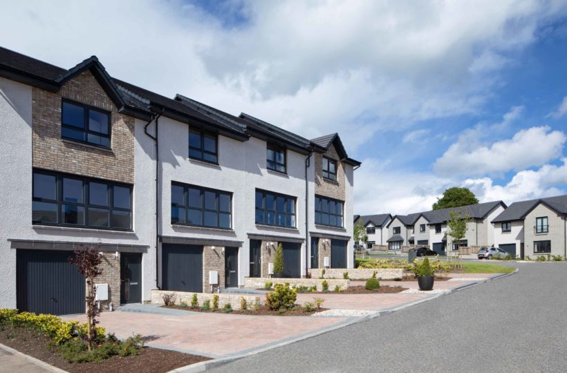 A housing development using the Alpha system from DTS