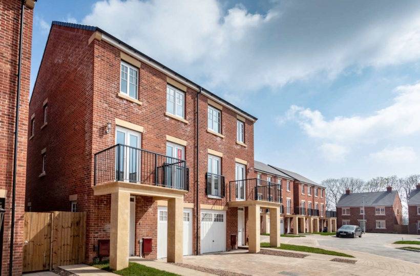 A housing development using our Delta panel system
